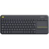 LOGITECH Logitech klávesnica K400 Plus/ Bezdrôtová/ 2.4GHz/ Touchpad/ USB prijmač/ CZ/SK Čierná