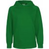 NEUTRAL O 13101 / Detská mikina s kapucňou z bio bavlny - green 140-146