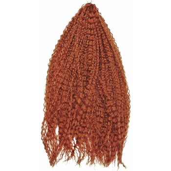 Africké Vlasy Brazilian Braids kučeravé hrdzavé #350 70cm od 10,99 € -  Heureka.sk