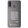 Picasee silikónový prehľadný obal pre Huawei P30 Lite - Kazma - SVĚT PATŘÍ TĚM, CO SE NEPOSEROU