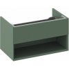 Ravak SD Lite 80 skrinka pod umývadlo 80x45x43 cm,1 zásuvka Grey Green X000001864