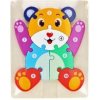 Drevená skladačka medveď 18x23cm