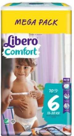 Libero Comfort 6 Junior 13-20 kg 70 ks od 15,8 € - Heureka.sk