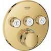 Grohe Grohtherm SmartControl vaňová/sprchová batéria podomietková s termostatom zlatá 29121GL0