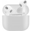 AppleKing ochranný silikónový obal pre AirPods 3 - biely - možnosť vrátiť tovar ZADARMO do 30tich dní