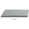 Semmelrock Lusso Tivoli 90x30x4,5cm, Farby strieborno-sivá