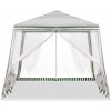 Stan záhradný párty pavilón komerčný altánok biely 2,4X2,4 m