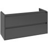 Villeroy & Boch Skyla skrinka 117.2x43.9x59.6 cm závesná kúpeľňová skrinka pod umývadlo grafitová C80000VR