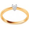 iZlato Forever Zlatý prsteň s diamantom Srdiečko 0.100 ct BSBR069