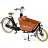 Bakfiets.nl Electric Short Cruiser Čierna lesklá