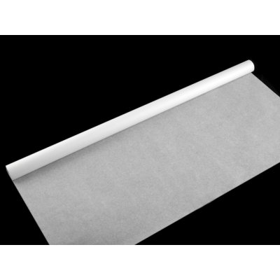 Strihový papier 0,7x10 m - 1 ks - biela - biela transparent