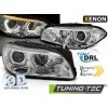 Tuning-tec XENÓNOVÉ SVETLOMETY ANJELSKÉ OČI LED DRL CHROME SEQ pasujú na BMW F10/F11 10-13