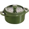 Staub Cocotte Mini keramický plech na pečenie 10 cm/0,2 l, bazalka, 40510-787