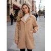 Dámsky kabát Dstreet NY0757z Farba: Béžová, Veľkosť: XL