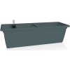 GARDENICO Samozavlažovací kvetináč Magnólia 2SMART antracit 59 x 19,5 x 17,5 cm