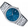 Pánske hodinky Casio MTP-B145D-2A2VEF strieborné dátum WR50 náramok