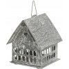 Chic Antique Zinkový antik kovový závesný domček na sviečku Canie - 8*8*10 cm - Chic Antique