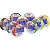 tesa 53988-00135-00 izolačná páska tesa® Professional hnedá, zelená, žltá, biela, sivá, modrá, červená, čierna, čierna (d x š) 10 m x 15 mm 10 ks; 53988-00135-00