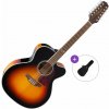 Takamine GJ72CE-12 Basic SET Brown Sunburst 12-strunová elektroakustická gitara