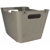 OKT Plastový box LOFT 12 l, šedý, 35,5x23,5x20 cm