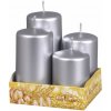 Nohel Garden adventné STUPŇOVITÉ 4x6/7/8/9cm 4ks
