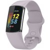 VSETKONAMOBIL 112697 SILICONE Vymeniteľný remienok pre Fitbit Charge 6 / Charge 5 svetlofialový