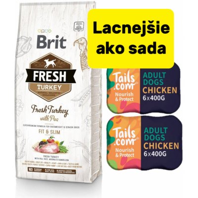 Brit Dog Fresh Turkey & Pea Light Fit & Slim 12 kg