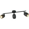 Trio TR86263032 bodové stropné svietidlo NANCY | 35W GU10 | čierna