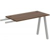 OFFICE PRO s.r.o. HOBIS prídavný stôl do uhla - UE A 1200 RU, hĺbka 60 cm, orech