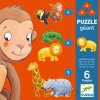 Djeco Puzzle gigant Kamaráti z Jungle 19 dielikov