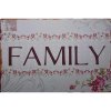 Ceduľa Family - Vintage style 30cm x 20cm Plechová tabuľa