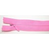 Zips krytý nedeliteľný Bavlnený 20cm ružová