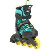 K2 MARLEE PRO zelené/žlté detské inline korčule - S (EU 29-34) 17-20,5 cm