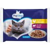 PreVital Cat kuracie teľacie v omáčke 4 x 100 g