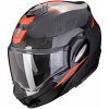 Moto přilba SCORPION EXO-TECH EVO CARBON ROVER černo/červená - Velikost L
