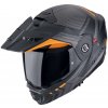 Moto přilba SCORPION ADX-2 LEWIS matná černo/oranžová - Velikost XXL