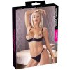 Cottelli Collection Lingerie Shelf Bra Set Sparkle