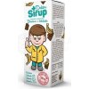 Doktor Sirup kalciový sirup s príchuťou banánov v čokoláde 100 ml 100 ml sirup