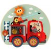 Teddies edukačná doska hasiči