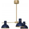 Luminex Luster na tyči ESTATE MINI 3xE27/15W/230V modrá LU4380 + záruka 3 roky zadarmo