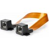NEDIS Cat 5e UTP kabel/ RJ45 zásuvka - RJ45 zásuvka/ na okenní rámy/ vnitřní a venkovní/ plochý/ nylon/ černý/ box/ 30cm CCGB85901BK03