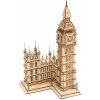Robotime Rolife Svietiaci 3D drevené puzzle Big Ben 220 ks