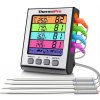 ThermoPro TP-17H digitálny kuchynský teplomer, štyri sondy, strieborný TP-17H