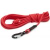 Tamer Lanové vodítko stopovačka twist-lock malý pes (10 m) červená