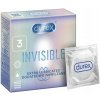 Kondómy Durex Invisible LUBE extra lubrikované tenké steny 3 ks