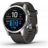 Garmin Fenix 7S PRO Glass Silver / Graphite Silicone Band - 010-02539-01 + 5 rokov záruka, poistenie a darček ZADARMO