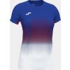 Joma Dámske tričko ELITE VII T-SHIRT ROYAL-WHITE-RED S/S Veľkosť: XS