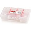 Prosperplast organizér 10 priehradok Nort 195 x 155 x 35 červený