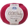 Priadza 100% BABY 50g, malinová - odtieň 052