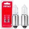 Halogénové žiarovky H5W 12V 5W BAX9S white 2ks blister